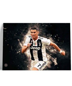 Cuadro Cristiano Ronaldo Juventus de Turín Corriendo