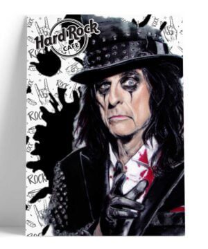 Cuadro Hard Rock Café Alice Cooper