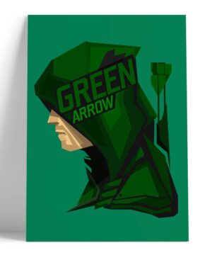 Cuadro Ilustración Green Arrow - Flecha verde