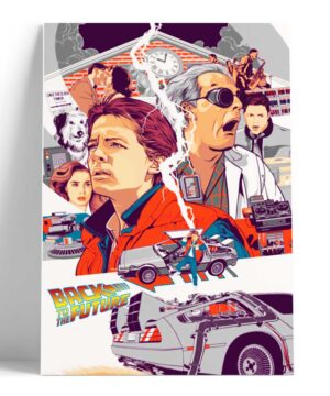 Cuadro Poster Volver al Futuro - Back to the Future