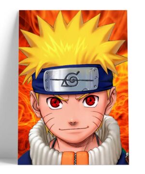 Cuadro Rostro Naruto Niño