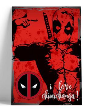Cuadro Silueta DEADPOOL