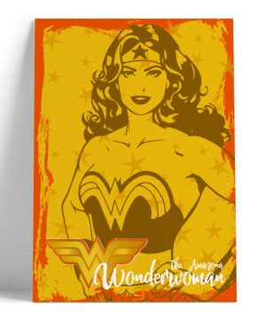 Cuadro Silueta MUJER MARAVILLA