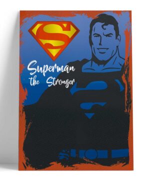 Cuadro Silueta SUPERMAN