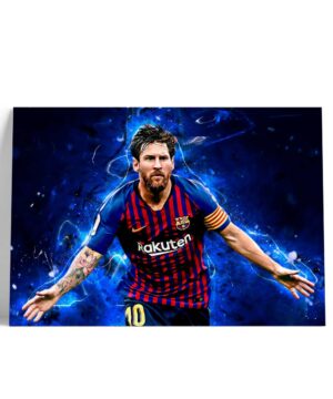 Cuadro de Lionel Messi Barcelona Brazos abiertos