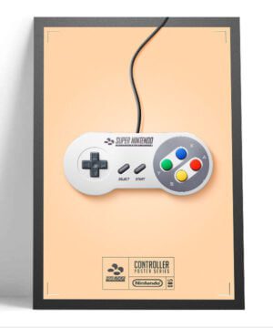 Cuadro Control Clásico Super Nintendo