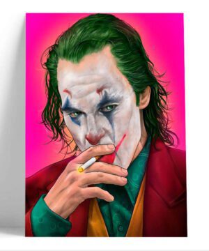 Cuadro de el Joker Guasón de Joaquin Phoenix