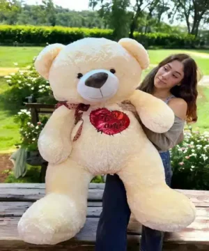 Oso Grande Claro Amor Cariñoso Corazon