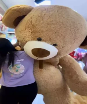 Oso Mega Gigante Cafe Moño Cafe