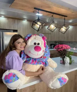 Perrita Tierna Coqueta Vestido Lila