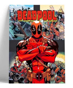 Cuadro Deadpool Comic Revistas
