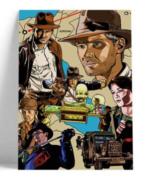 Cuadro Indiana Jones Poster Pelicula