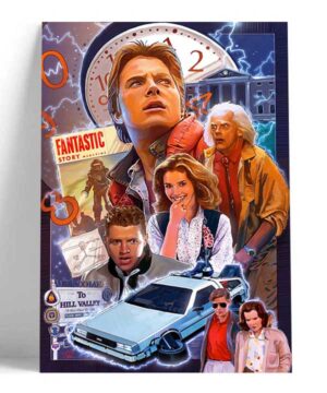 Cuadro Volver al Futuro Poster Clasico