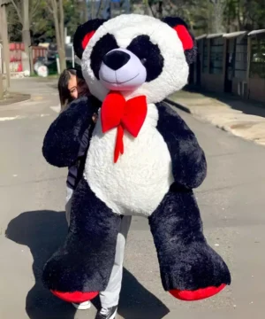 Panda De Peluche Gigante Corbatin Rojo