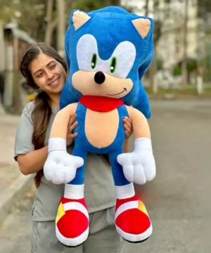 Peluche Sonic  Hedgehog Color Azul Grande